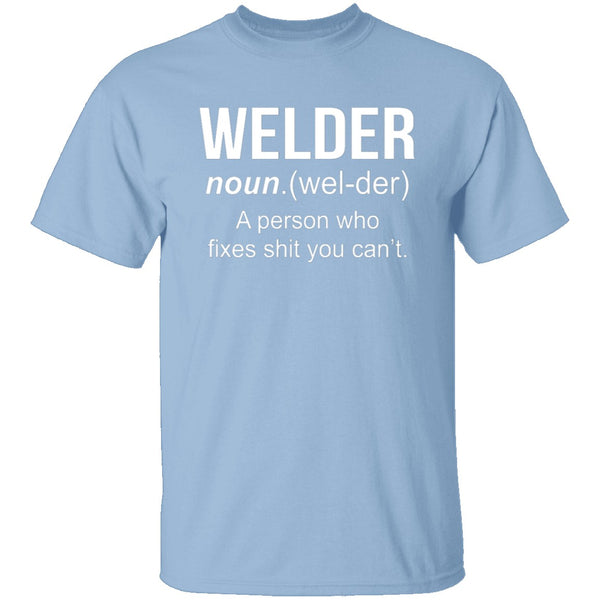 Welder Definition T-Shirt CustomCat