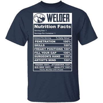 Welder Facts T-Shirt CustomCat