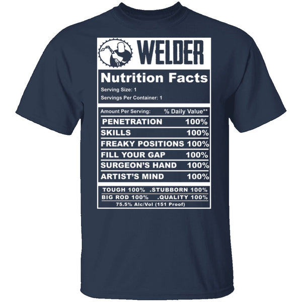 Welder Facts T-Shirt CustomCat