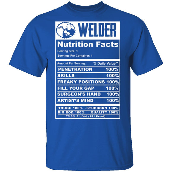 Welder Facts T-Shirt CustomCat