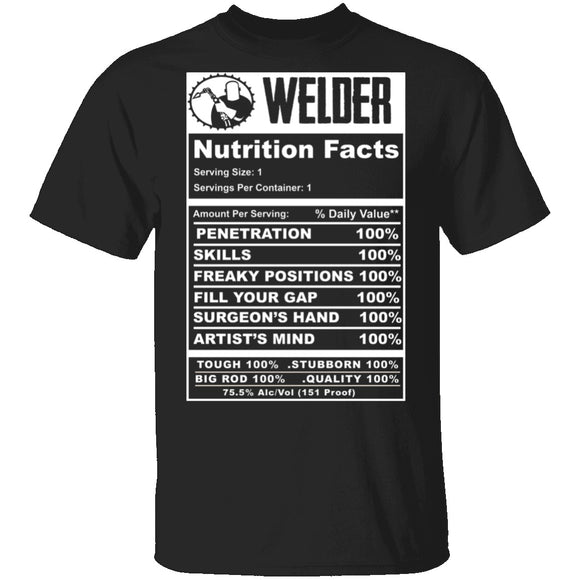 Welder Facts T-Shirt CustomCat