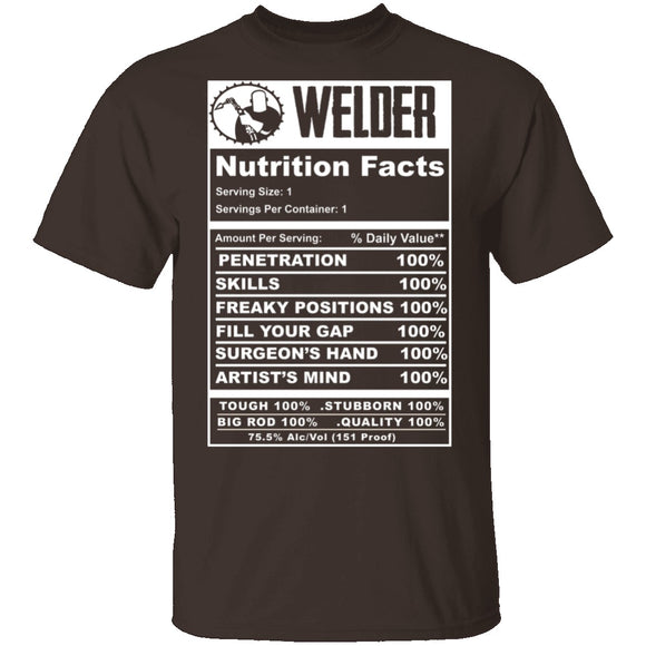 Welder Facts T-Shirt CustomCat