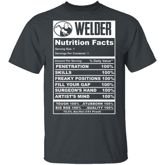 Welder Facts T-Shirt CustomCat