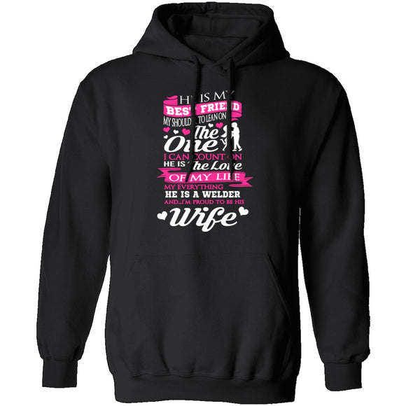Welder's Wife T-Shirt CustomCat