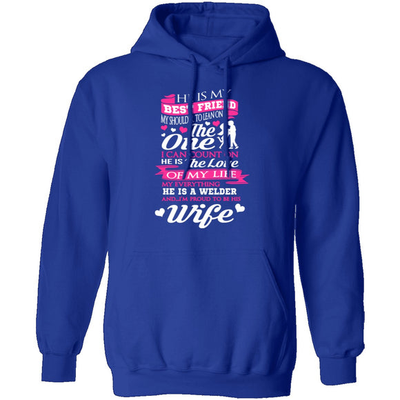 Welder's Wife T-Shirt CustomCat