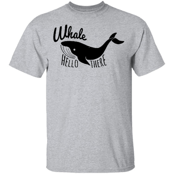 Whale Hello There T-Shirt CustomCat