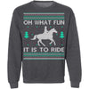 What Fun It Is To Ride Ugly Christmas Sweater CustomCat