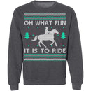What Fun It Is To Ride Ugly Christmas Sweater CustomCat