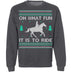 What Fun It Is To Ride Ugly Christmas Sweater CustomCat