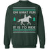 What Fun It Is To Ride Ugly Christmas Sweater CustomCat