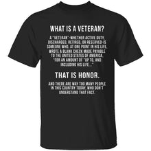 What Is A Veteran? T-Shirt