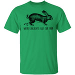 Where Chocolate Eggs Come From T-Shirt CustomCat