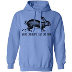 Where Chocolate Eggs Come From T-Shirt CustomCat