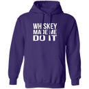 Whiskey Made Me Do It T-Shirt CustomCat
