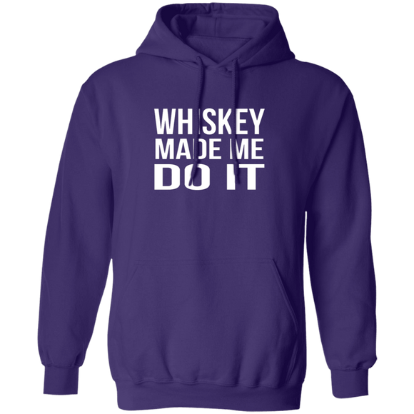 Whiskey Made Me Do It T-Shirt CustomCat