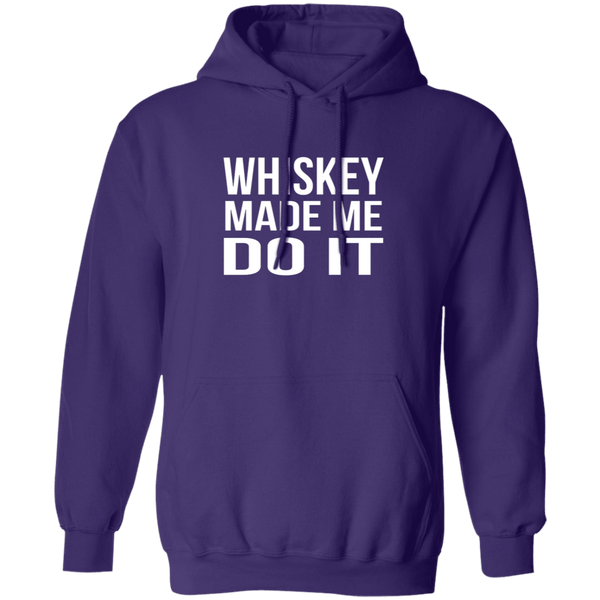 Whiskey Made Me Do It T-Shirt CustomCat