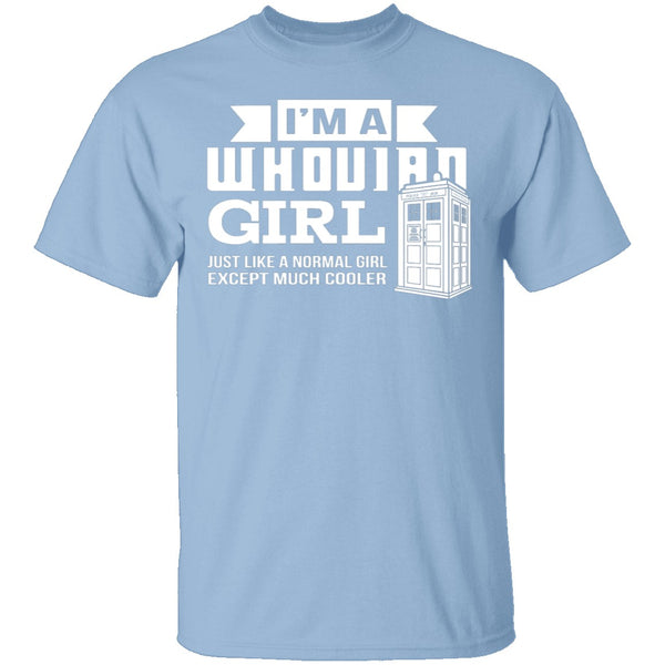 Whovian Girl T-Shirt CustomCat