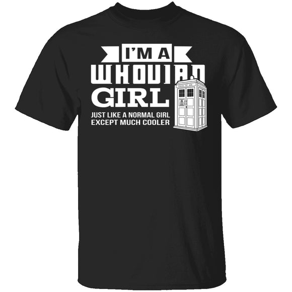 Whovian Girl T-Shirt CustomCat
