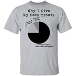 Why I Give My Cats Treats T-Shirt CustomCat