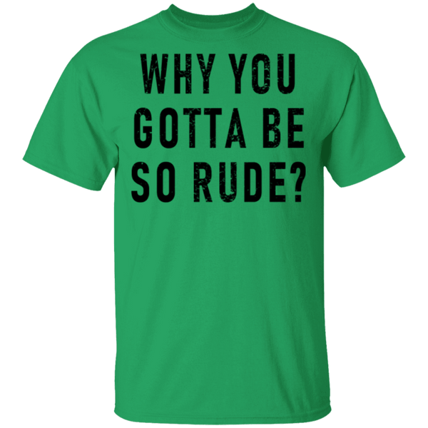 Why You Gotta Be So Rude T-Shirt CustomCat
