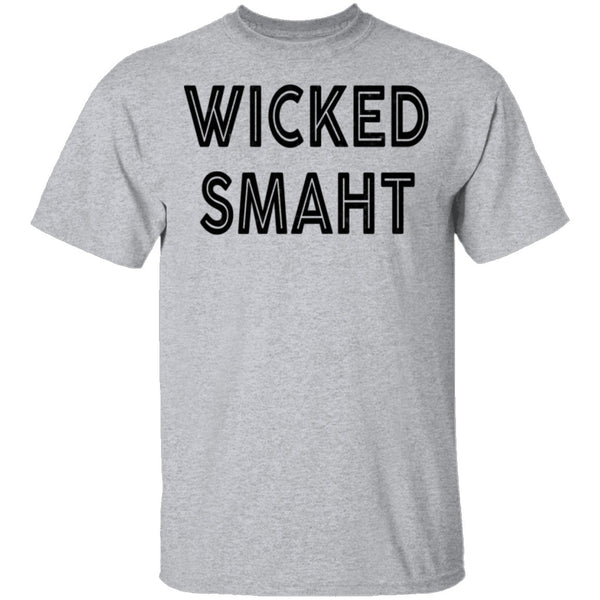 Wicked Smaht Boston T-Shirt CustomCat