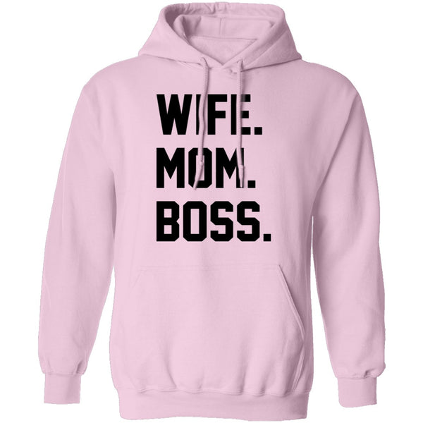 Wife Mom Boss T-Shirt CustomCat