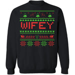Wifey Ugly Christmas Sweater CustomCat