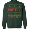 Wifey Ugly Christmas Sweater CustomCat