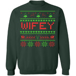 Wifey Ugly Christmas Sweater CustomCat