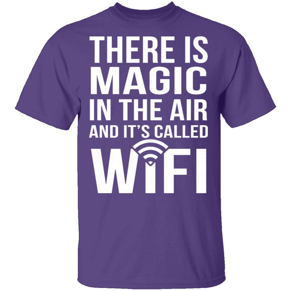 Wifi Is Magic T-Shirt CustomCat