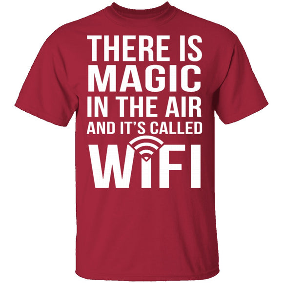 Wifi Is Magic T-Shirt CustomCat