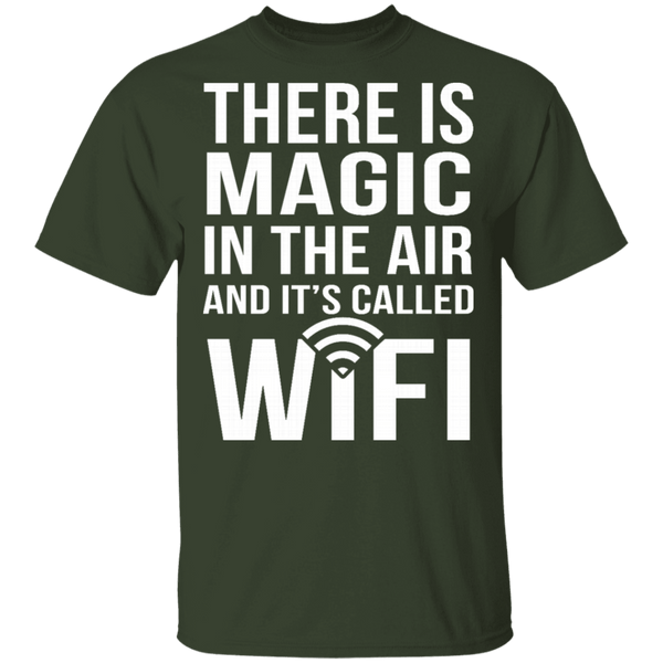 Wifi Is Magic T-Shirt CustomCat