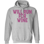 Will Run For Wine T-Shirt CustomCat
