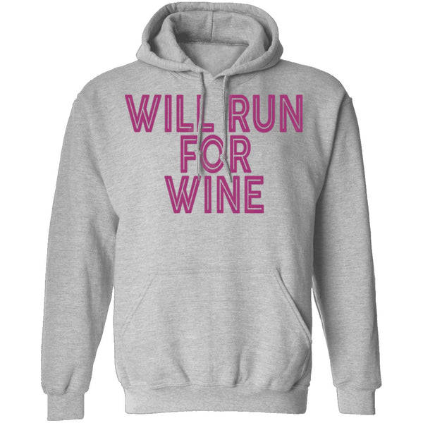 Will Run For Wine T-Shirt CustomCat
