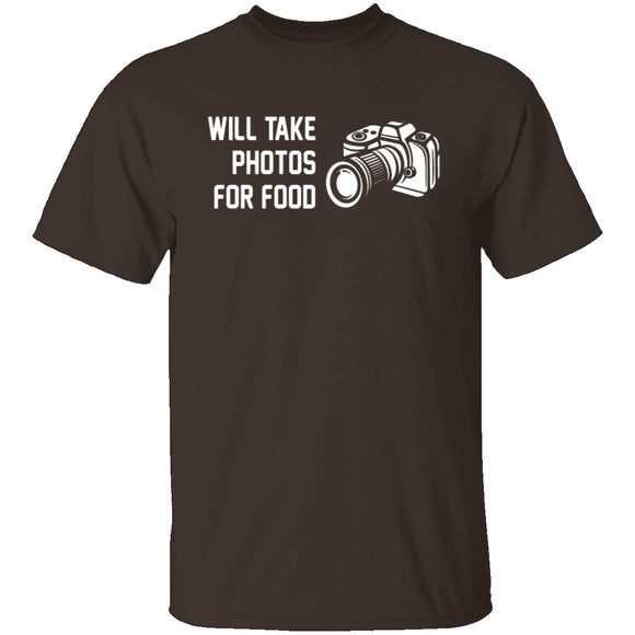 Will Take Photos For Food T-Shirt CustomCat