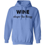 Wine Cheaper Than Therapy T-Shirt CustomCat