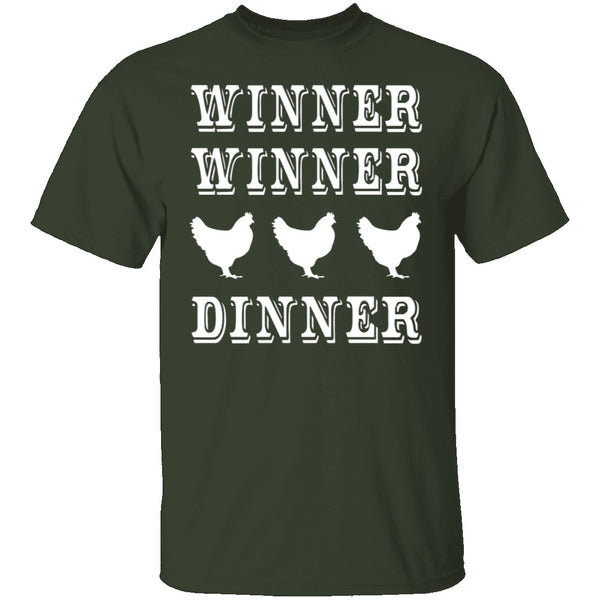 Winner Winner Chicken Dinner T-Shirt CustomCat