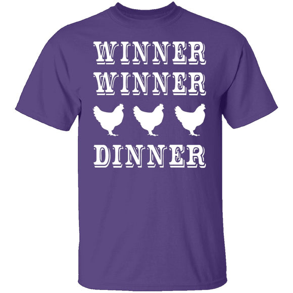 Winner Winner Chicken Dinner T-Shirt CustomCat