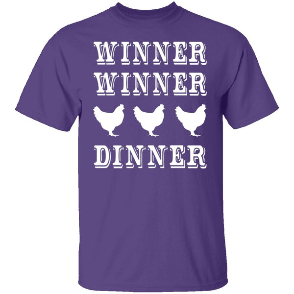 Winner Winner Chicken Dinner T-Shirt CustomCat