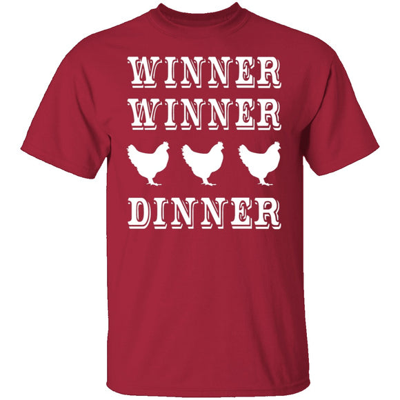 Winner Winner Chicken Dinner T-Shirt CustomCat