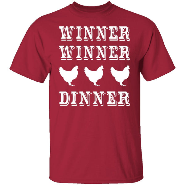 Winner Winner Chicken Dinner T-Shirt CustomCat