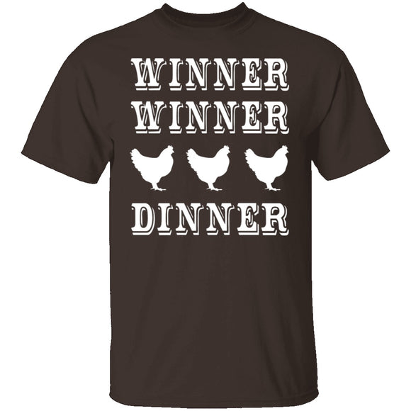 Winner Winner Chicken Dinner T-Shirt CustomCat