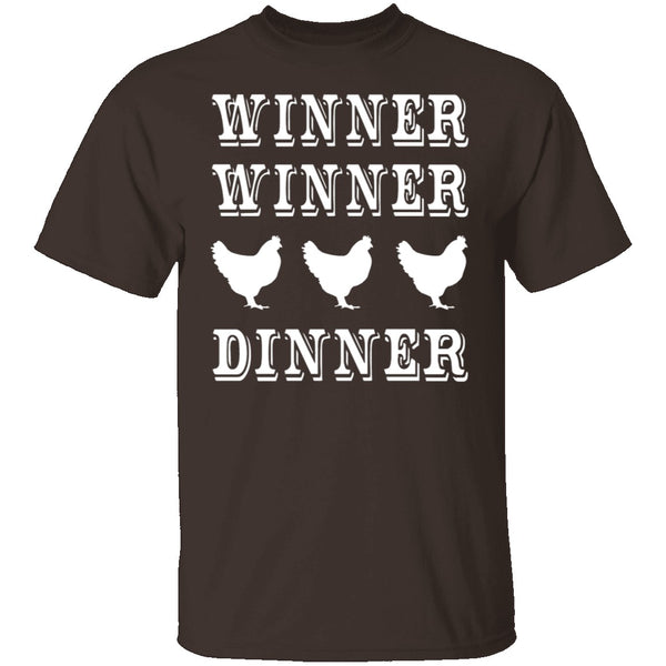 Winner Winner Chicken Dinner T-Shirt CustomCat