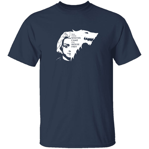 Winter Came For House Frey T-Shirt CustomCat