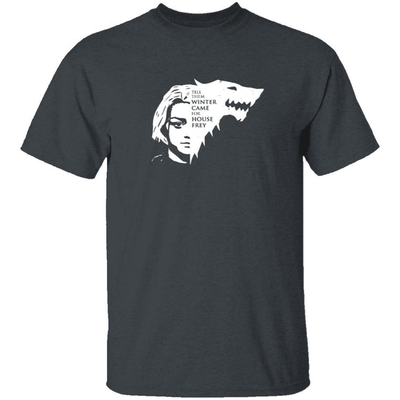 Winter Came For House Frey T-Shirt CustomCat