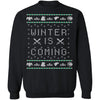 Winter Is Coming Ugly Christmas Sweater CustomCat