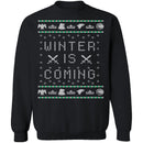 Winter Is Coming Ugly Christmas Sweater CustomCat