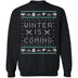 Winter Is Coming Ugly Christmas Sweater CustomCat
