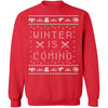 Winter Is Coming Ugly Christmas Sweater CustomCat