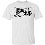 Witch Hanged Laundry T-Shirt CustomCat